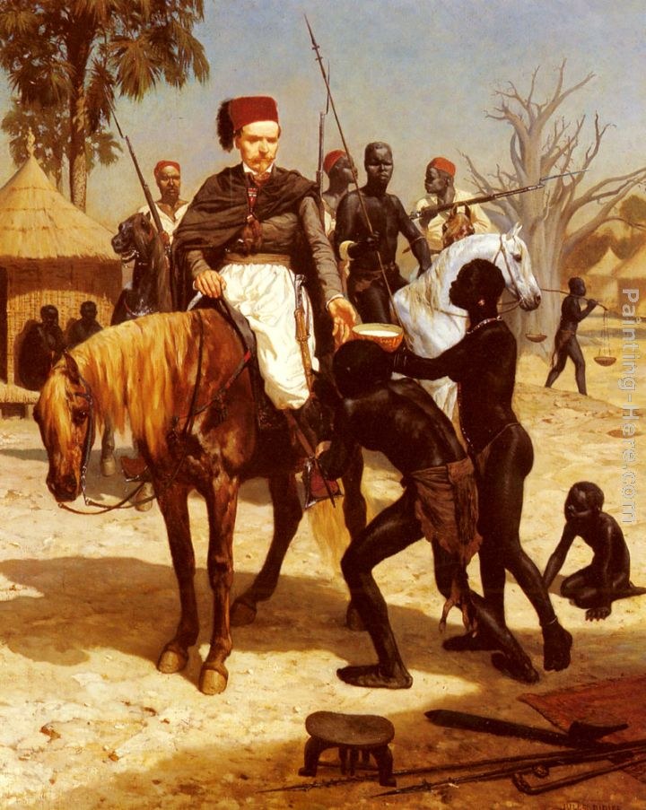 Jules Didier An Exotic Visitor